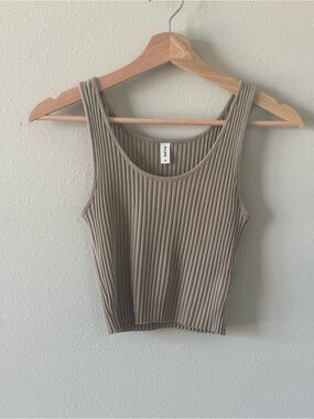 Kotn Nile Ribbed Tank Top - Taupe
